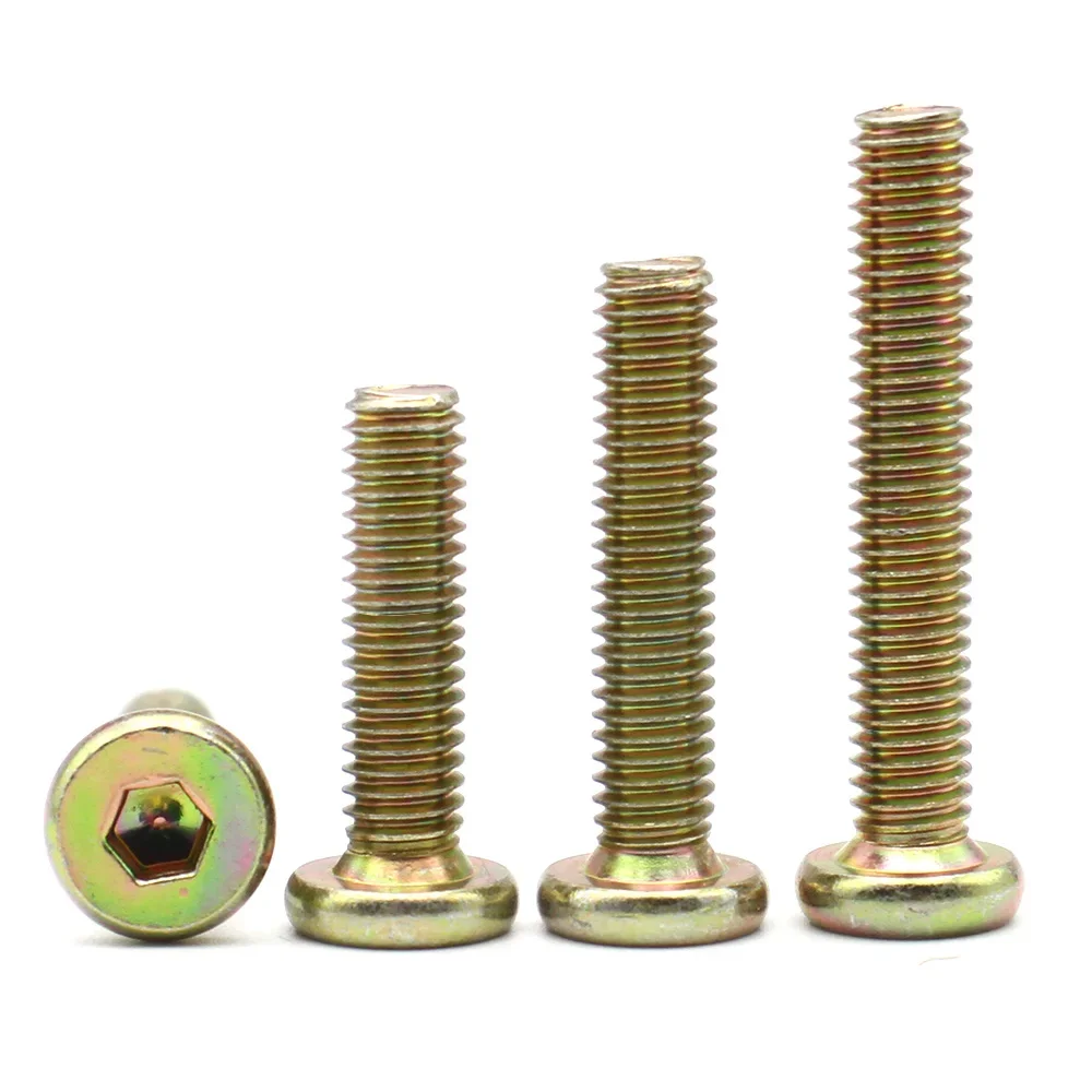 Furniture Hardware Lowes - 6pcs/lot M6 M8 Zinc-plated Flat Round