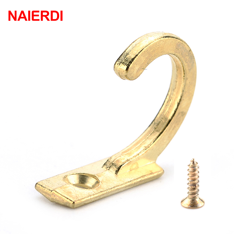 Furniture Hardware Products - NAIERDI 10PCS Small Antique Hooks Wall