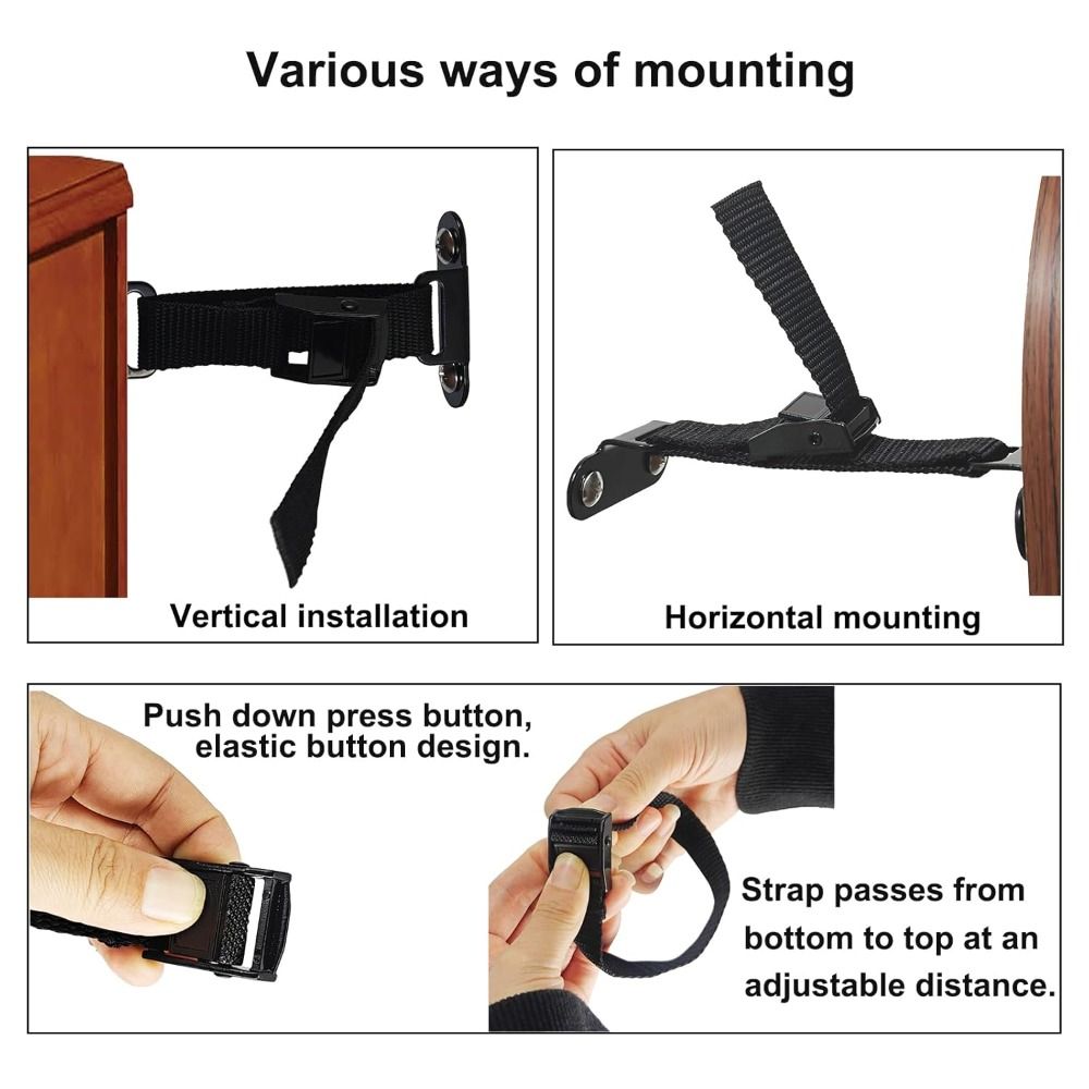 Furniture Hardware Products - Easy Install Earthquake Proof Furniture Anchors