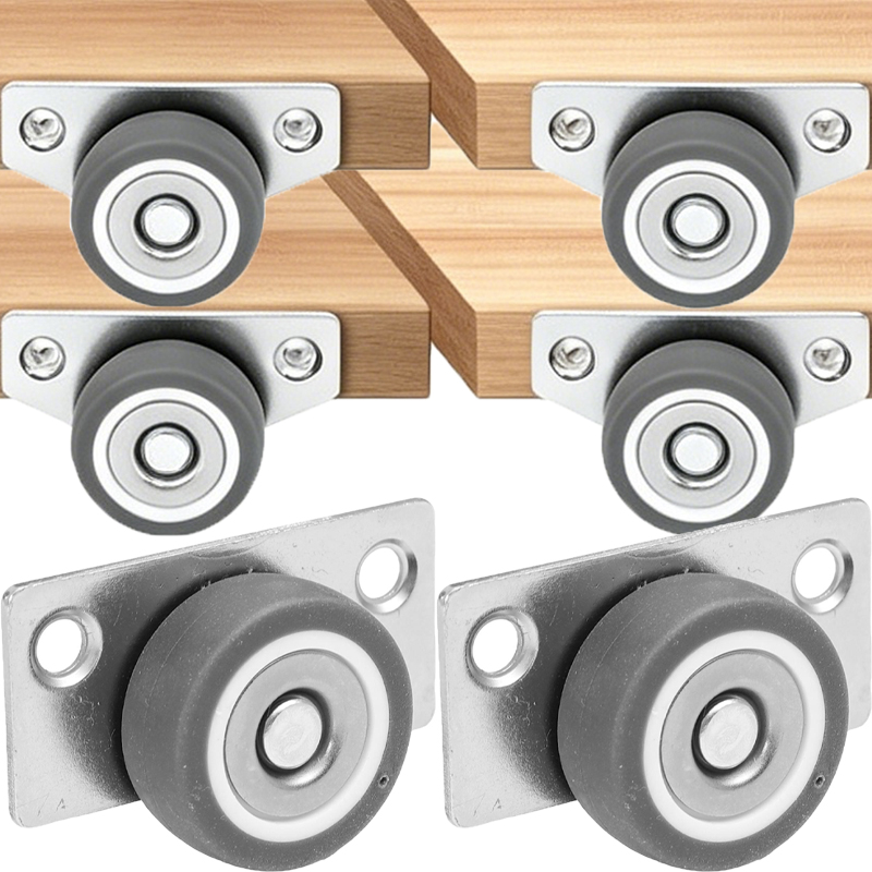 Furniture Hardware Lowes - 1-8set Silent Side Mounted Wheels DIY