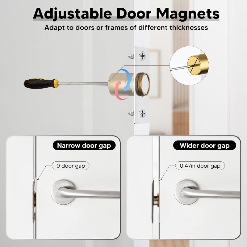 2PCS Invisible Magnetic Door C - огляд і ціна Furniture Hardware Fittings