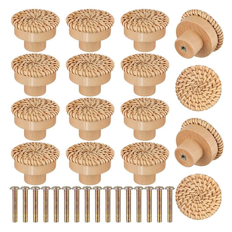 ABLQ Wooden Handles Beech Ratt - огляд і ціна Furniture Hardware Paint