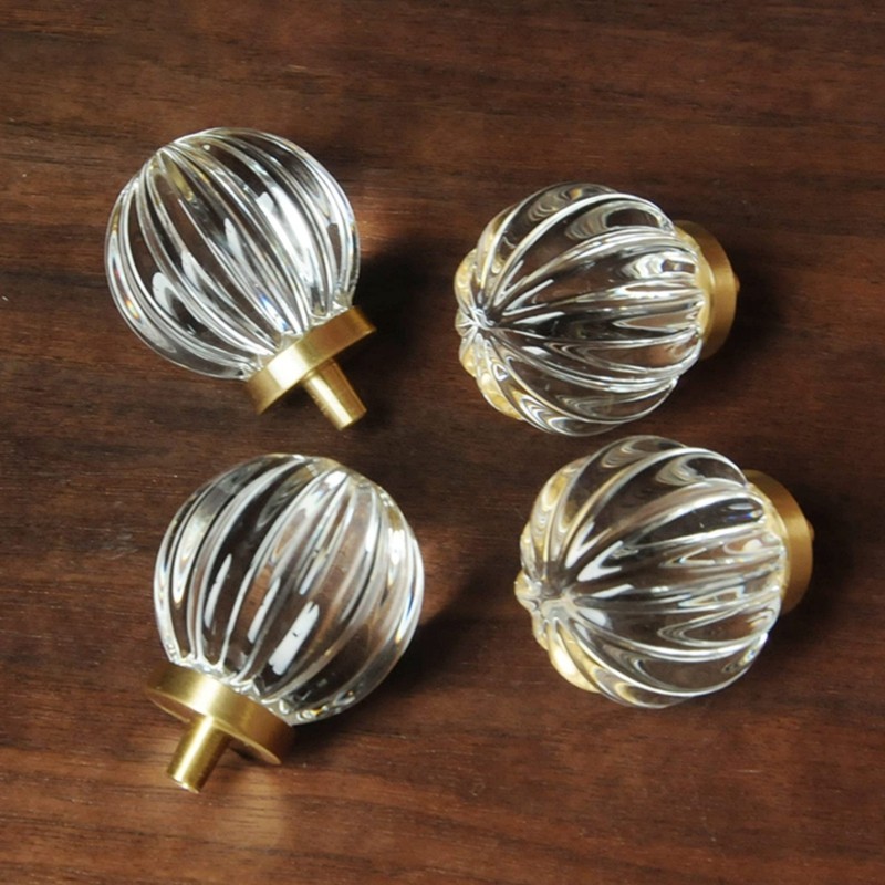 LLCS-Glass Brass Knobs Vintage - огляд і ціна Furniture Hardware Paint