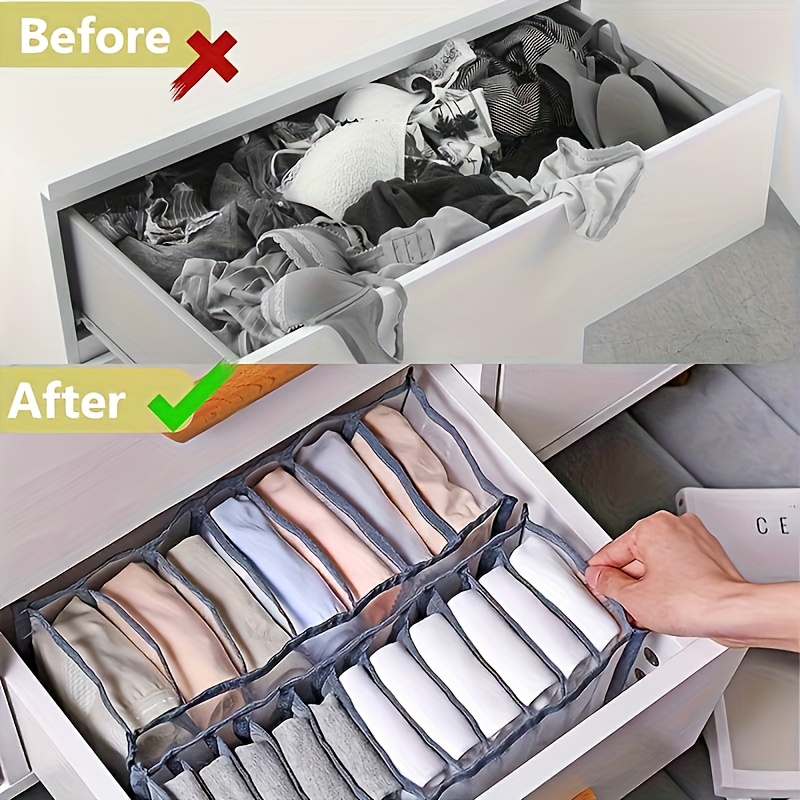 7 Grids Underwear Drawer Organ - огляд і ціна Drawer Organizer Peg