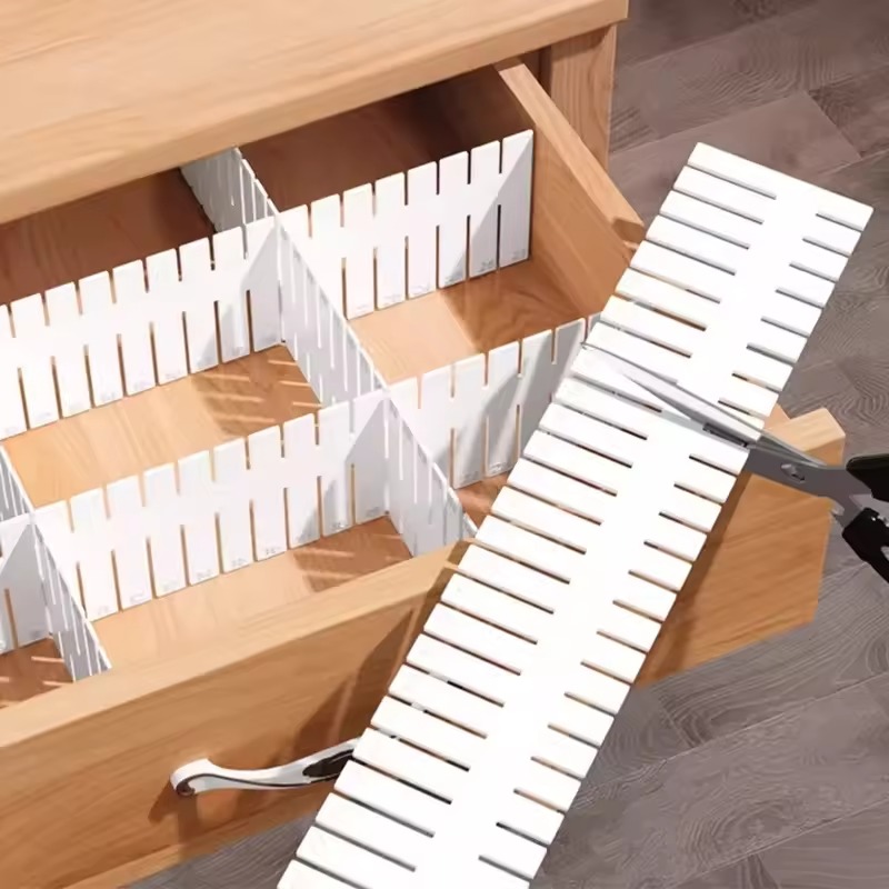 4/8/12PCS Adjustable Drawer Di - огляд і ціна Drawer Organizer Peg