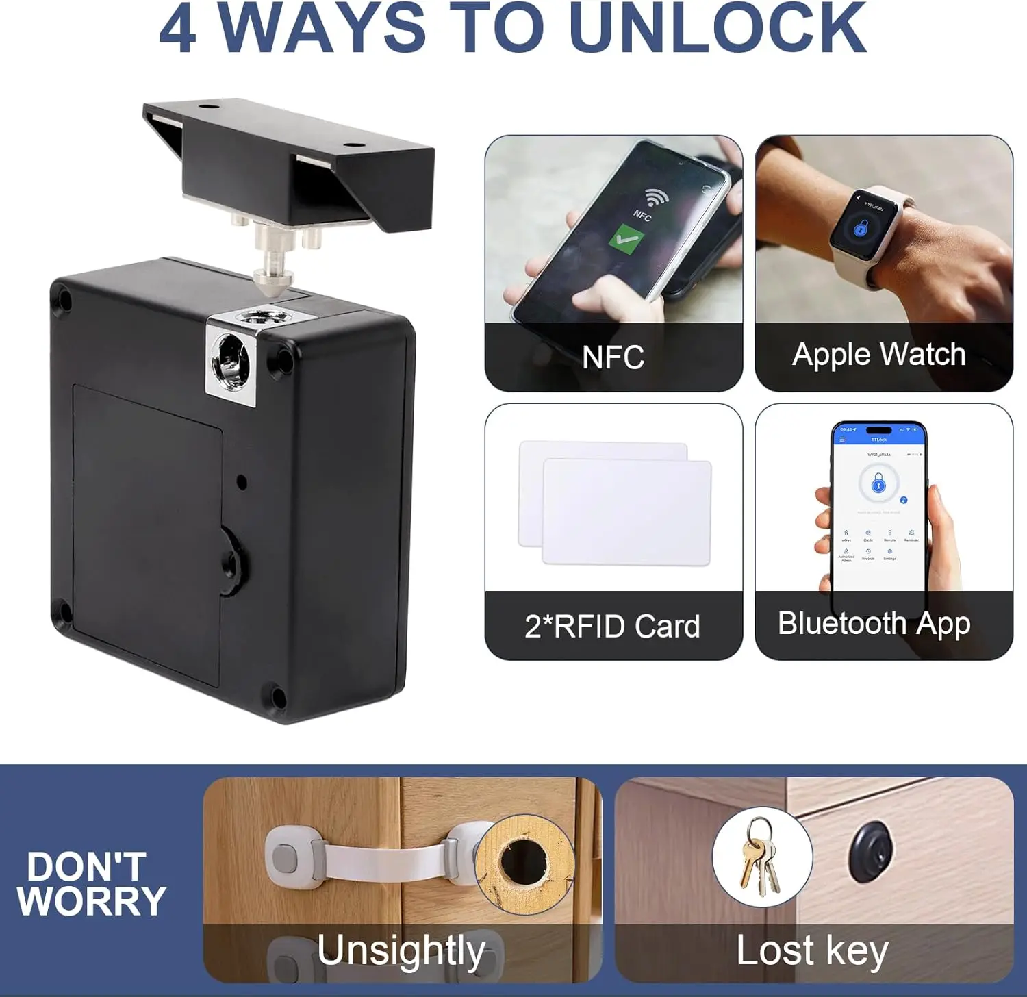 Mobile phone NFC smart locker  - огляд і ціна Furniture Hardware Products