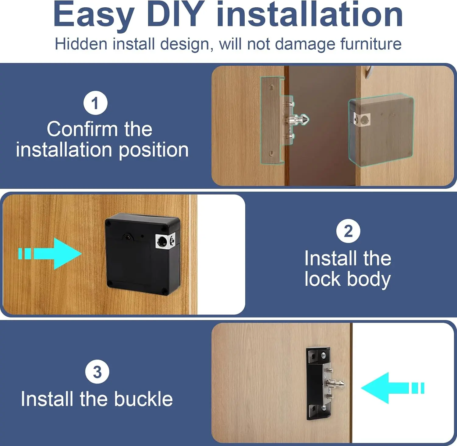 Mobile phone NFC smart locker  - огляд і ціна Furniture Hardware Products