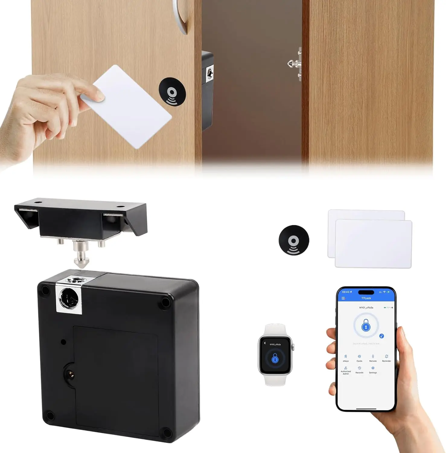 Mobile phone NFC smart locker  - огляд і ціна Furniture Hardware Products