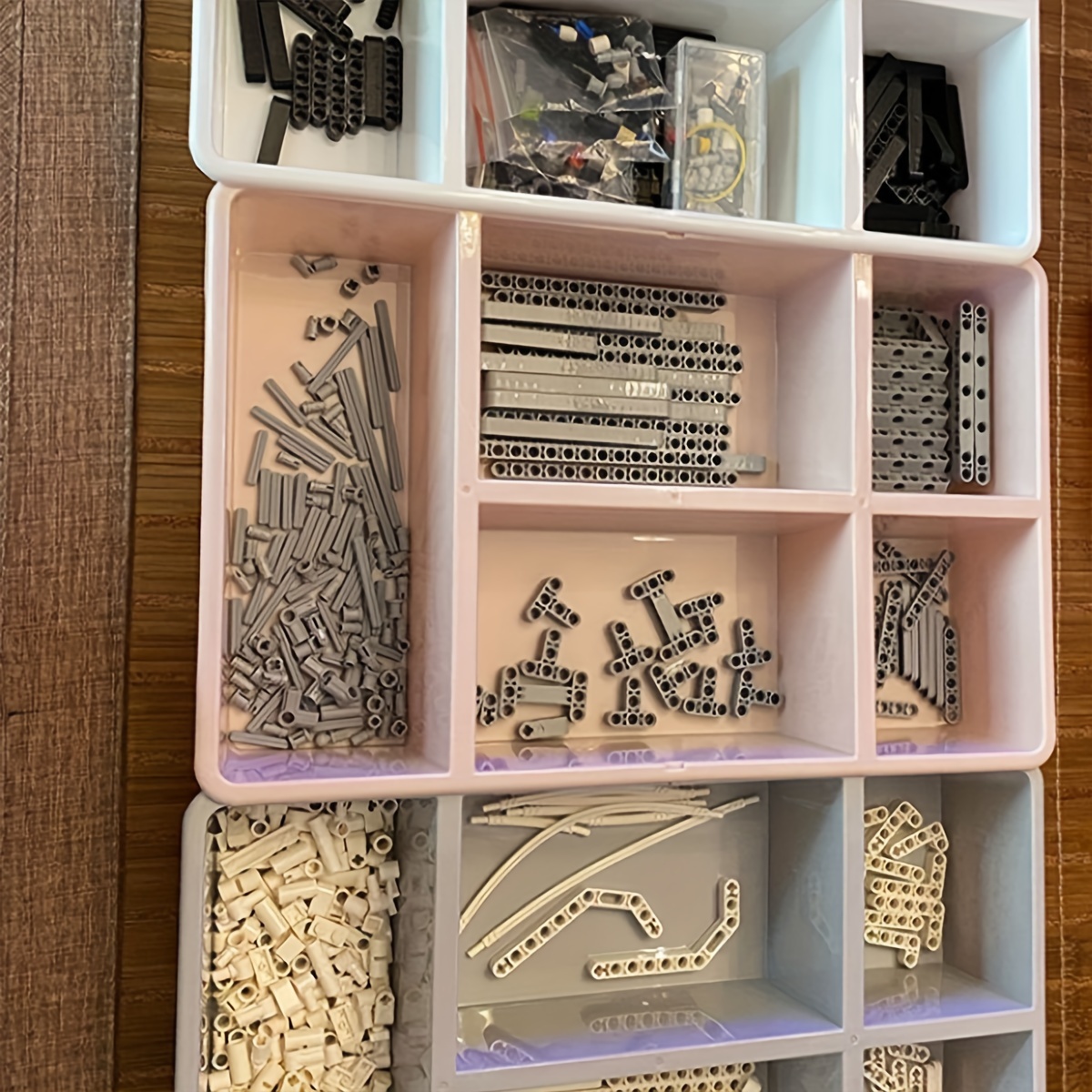 2PCS Divided Storage Box, Mult - огляд і ціна Drawer Organizer Peg