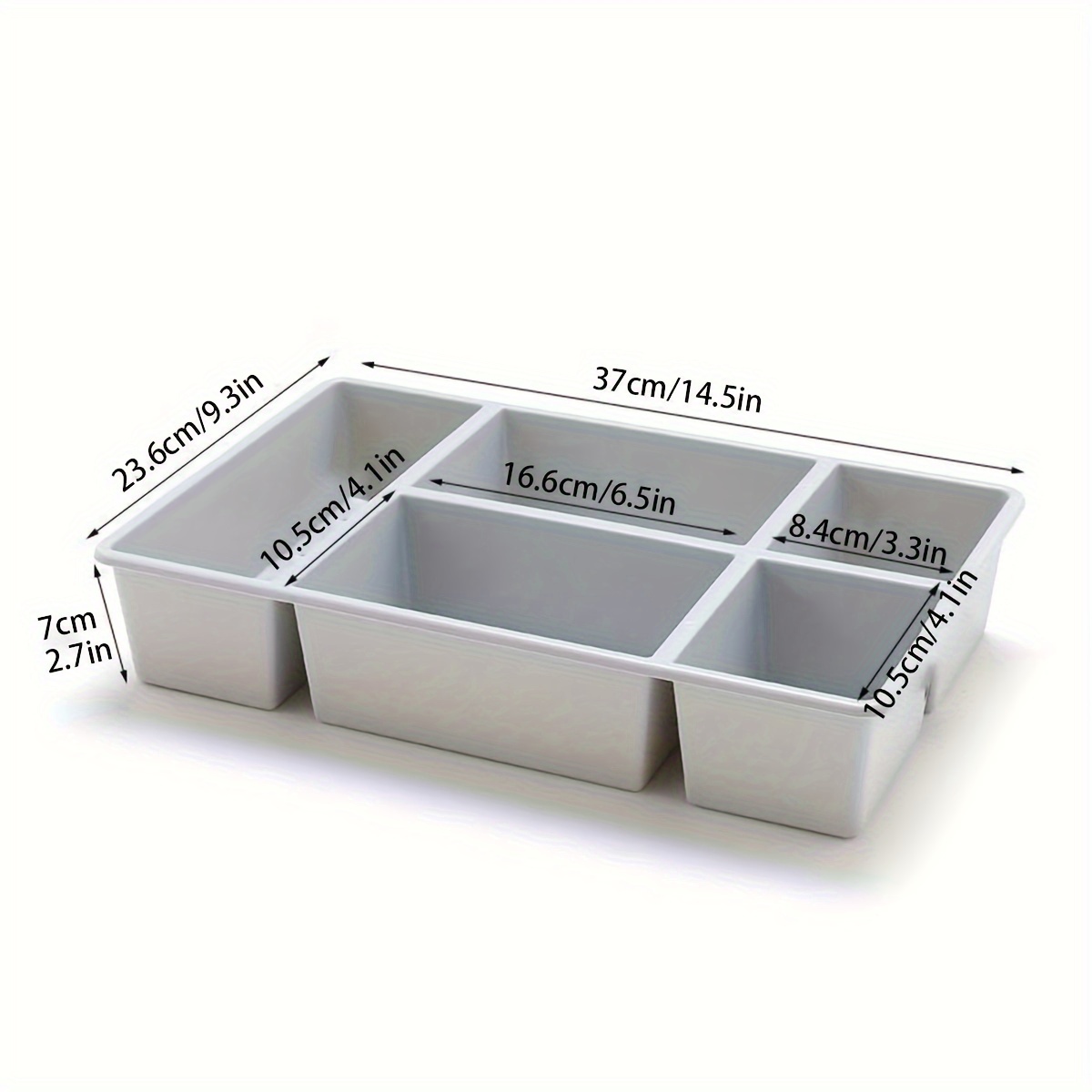 2PCS Divided Storage Box, Mult - огляд і ціна Drawer Organizer Peg