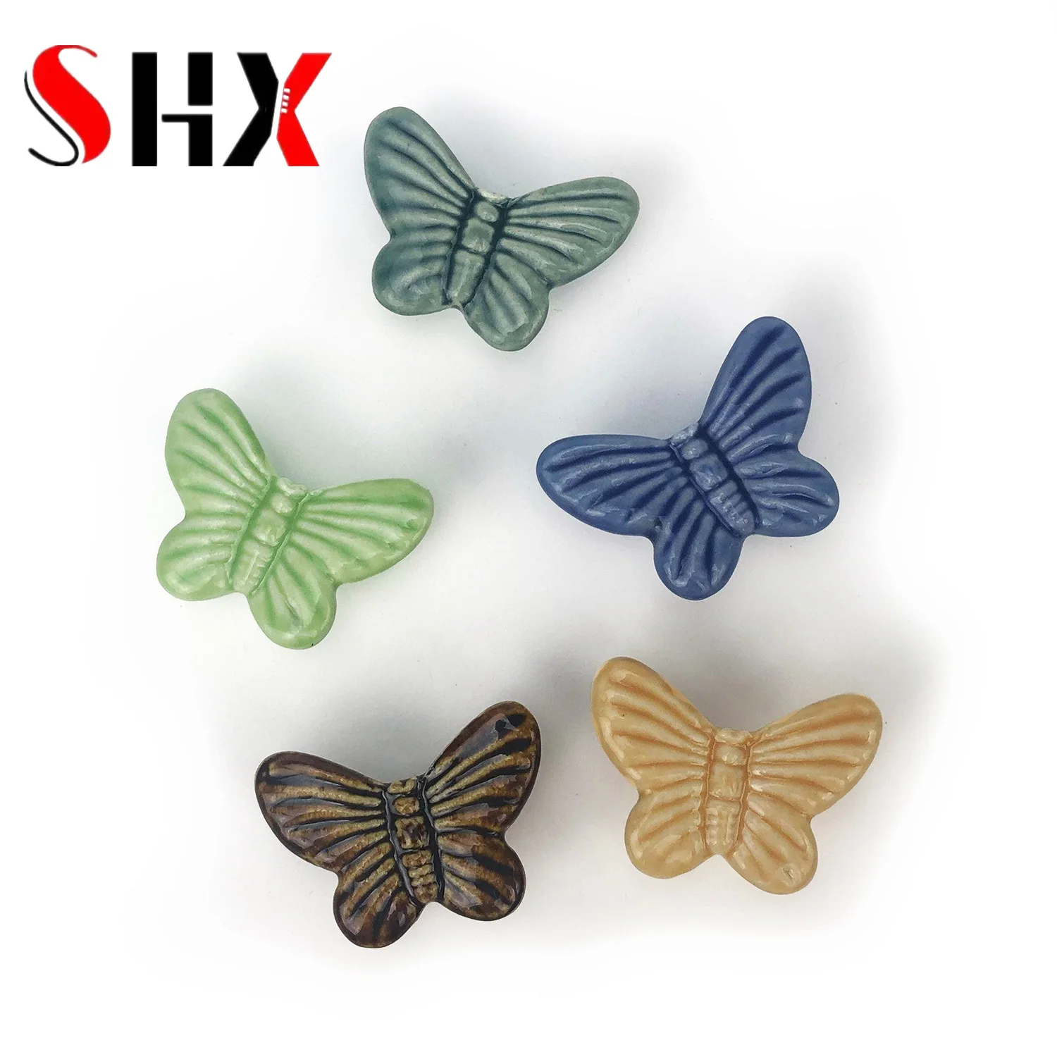 Fine Lovely Butterfly Ceramic  - огляд і ціна Furniture Hardware Paint
