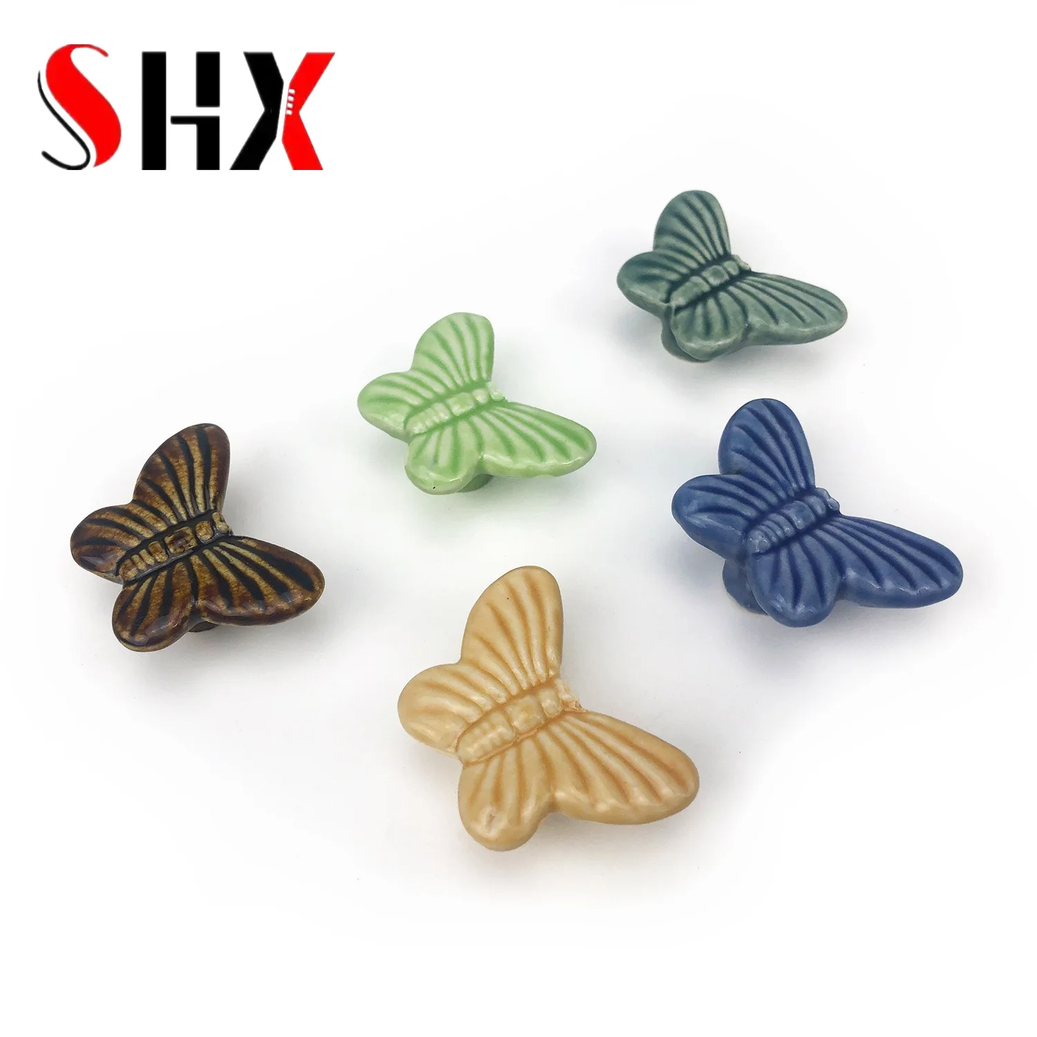 Fine Lovely Butterfly Ceramic  - огляд і ціна Furniture Hardware Paint