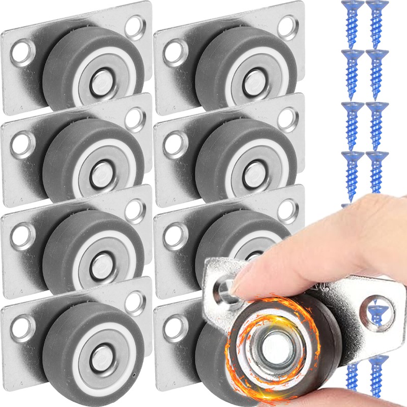 1-8set Silent Side Mounted Whe - огляд і ціна Furniture Hardware Lowes
